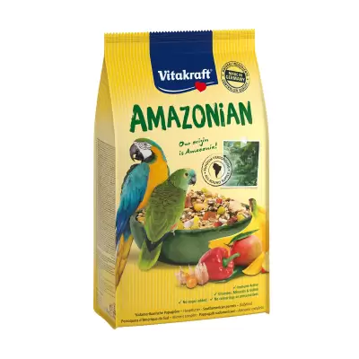 Podrobnoe foto корм для великих амазонських папуг vitakraft amazonian, 750 г