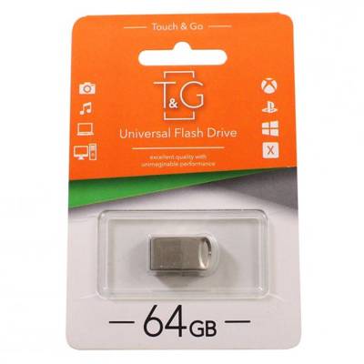 Podrobnoe foto флеш-драйв usb flash drive t&g 105 metal series 64gb