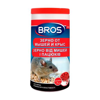 Podrobnoe foto зерно від мишей і пацюків bros, 100 г