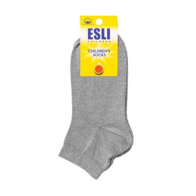 Podrobnoe foto шкарпетки дитячі esli 19с-143спе вкорочені, 000 сірі, розмір 14