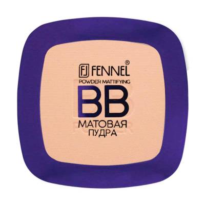 Podrobnoe foto матова bb-пудра для обличчя fennel bb powder mattifying, medium, 8 г