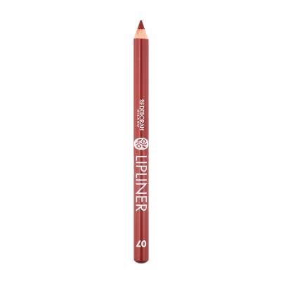Podrobnoe foto косметичний олівець для губ deborah lip liner new color range 07 terracotta, 1,5 г
