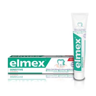 Podrobnoe foto зубна паста elmex sensitive plus для чутливих зубів, 75 мл