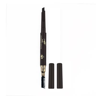 Podrobnoe foto олівець для брів зі щіточкою ffleur powder es-412 чорний, 0.5 г