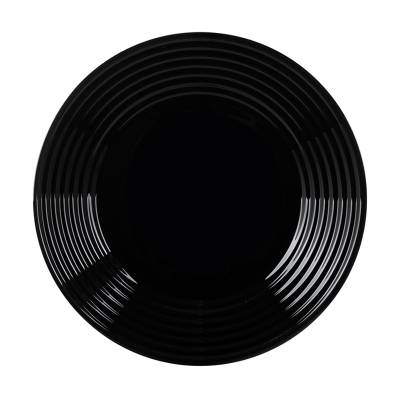 Podrobnoe foto тарілка підставна luminarc harena чорна, 25 см (l7611)