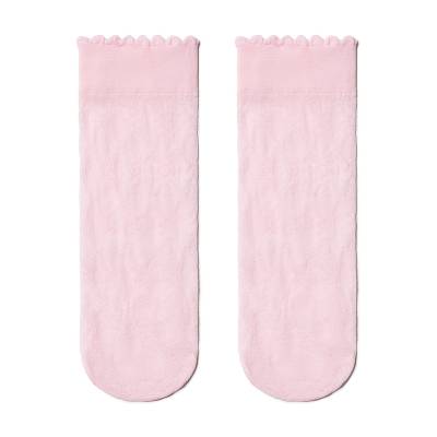Podrobnoe foto шкарпетки для дівчаток conte elegant bianco fiori 16с-53сп, нарядні, розмір 22-24