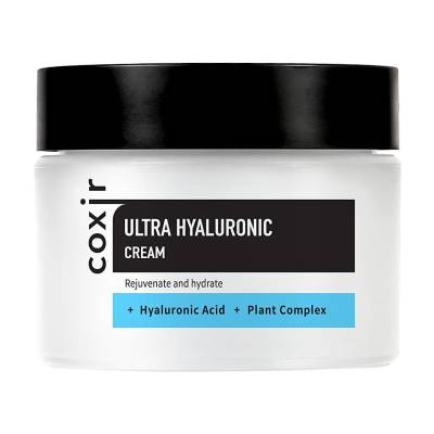 Podrobnoe foto зволожувальний крем для обличчя coxir ultra hyaluronic cream, 50 мл