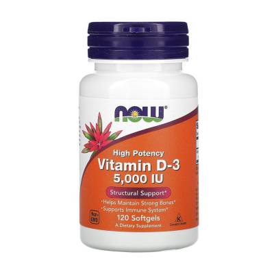 Podrobnoe foto харчова добавка вітаміни в желатинових капсулах now foods vitamin d-3 5000 iu, 120 шт