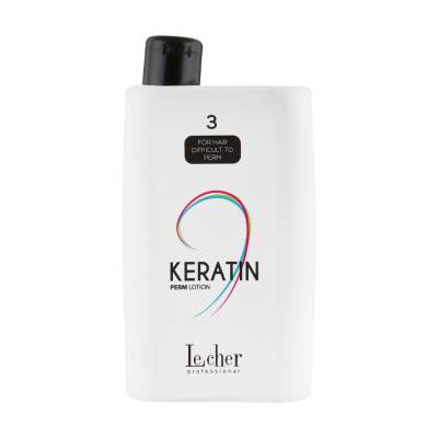 Podrobnoe foto засіб для хімічної завивки lecher 3 keratin perm lotion для жорсткого волосся, 500 мл