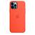 foto чохол silicone case (aaa) full with magsafe and animation для apple iphone 12 pro max (помаранчевий / electric orange)