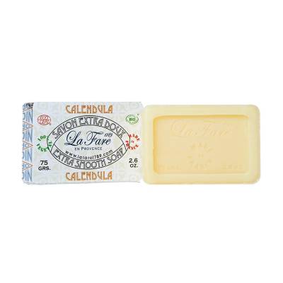 Podrobnoe foto екстра ніжне мило la fare 1789 extra smooth soap calendula календула, 75 г