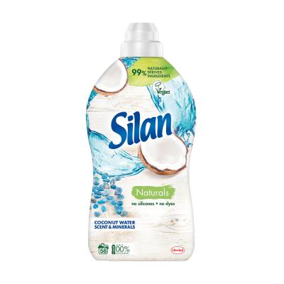 Podrobnoe foto кондиціонер для білизни silan naturals coconut water scent & minerals 58 циклів прання, 1.45 л