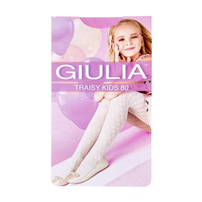 Podrobnoe foto дитячі колготки з геометричним малюнком giulia traisy kids 80 den (1), sweet lilac, розмір 128-134