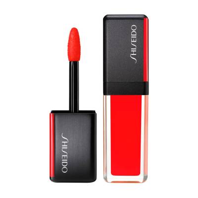 Podrobnoe foto блиск-лак для губ shiseido lacquer ink lip shine 305 коралово-оранжевий, 6 мл