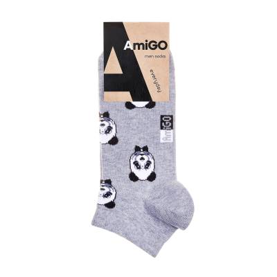 Podrobnoe foto шкарпетки чоловічі amigo спорт f06, сіра панда, розмір 29