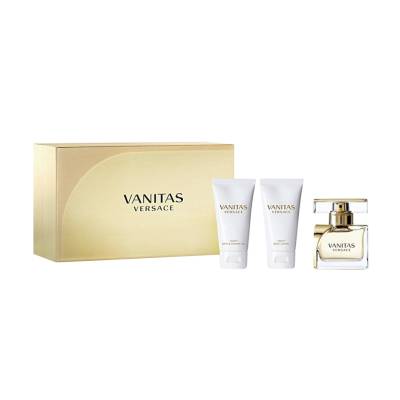 Podrobnoe foto парфумований набір жіночий versace vanitas (парфумована вода, 50 мл + гель для душу, 50 мл + лосьйон для тіла, 50 мл)