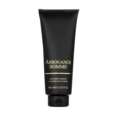 Podrobnoe foto парфумований шампунь для волосся та тіла arrogance pour homme чоловічий, 400 мл