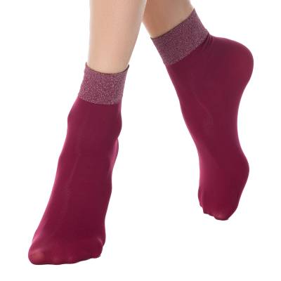Podrobnoe foto шкарпетки жіночі conte elegant fantasy  16с-128сп bordo р.23-25