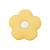 foto тримач для телефона 3d (квітка / жовтий)