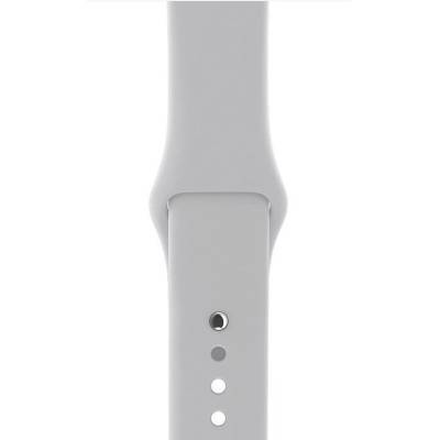 Podrobnoe foto силиконовый ремешок для apple watch 42mm / 44mm (серый)