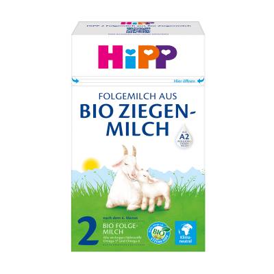 Podrobnoe foto дитяча органічна суха молочна суміш hipp 2 на козиному молоці, від 6 місяців, 400 г