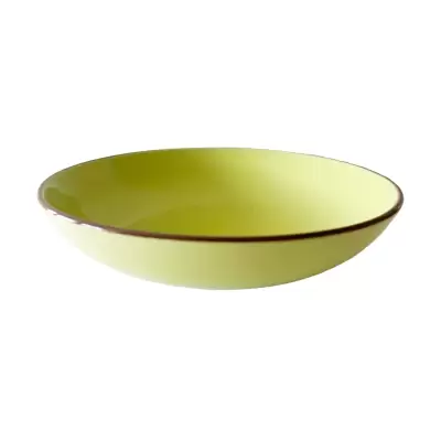 Podrobnoe foto тарілка супова limited edition terra зелена, 20 см (yf6037-5)