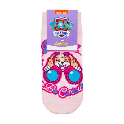 Podrobnoe foto шкарпетки дитячі amigo скай з біноклем рожеві, розмір 18-20