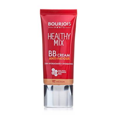 Podrobnoe foto тональна основа bourjois healthy mix bb cream anti-fatigue 02 medium, 30 мл