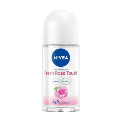 Podrobnoe foto кульковий антиперспірант nivea fresh rose touch свіжий дотик троянди, жіночий, 50 мл