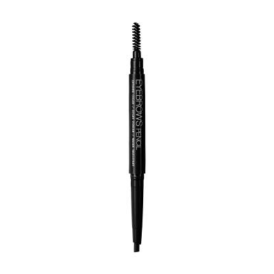 Podrobnoe foto автоматичний олівець для брів pudra cosmetics eyebrows pencil 03 black brown, 2 г