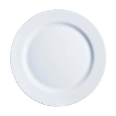 Podrobnoe foto тарілка обідня luminarc evolution біла, 25.5 см (63373)