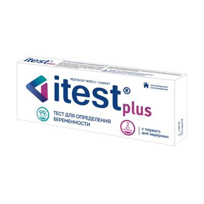 Podrobnoe foto тест-смужка для визначення вагітності itest plus, 2 шт