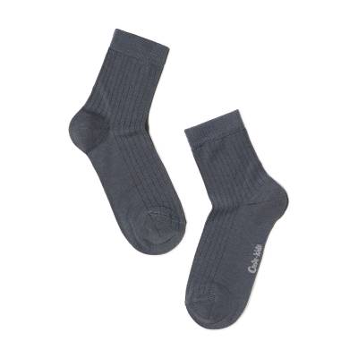 Podrobnoe foto дитячі шкарпетки conte kids class 13c-9cп-156, темно-сірий, розмір 22