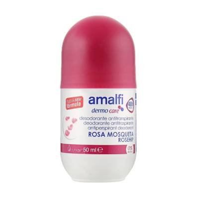 Podrobnoe foto кульковий дезодорант amalfi rosa mosqueta жіночий, 50 мл