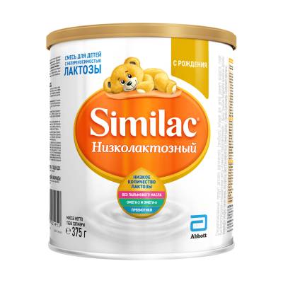 Podrobnoe foto дитяча суха молочна суміш similac низьколактозний для дітей із непереносимістю лактози, 0+, 375 г (товар критичного імпорту)