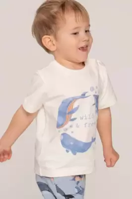 Podrobnoe foto бавовняна футболка для немовлят coccodrillo