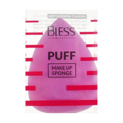 Podrobnoe foto спонж-крапля для макіяжу bless beauty puff make up sponge, фіолетовий