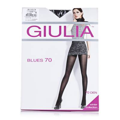 Podrobnoe foto колготки жіночі giulia blues 3d без шортиків, 70 den, caffe, розмір 5