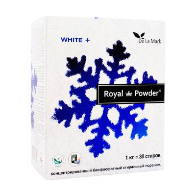 Podrobnoe foto пральний порошок delamark royal powder white 30 циклів прання, 1 кг