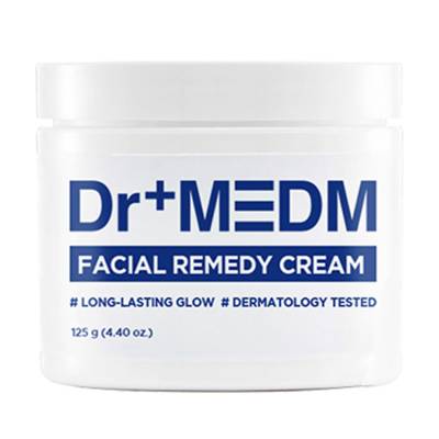 Podrobnoe foto зволожувальний нічний крем для обличчя  dr+medm facial remedy cream, для сухої шкіри, 125 г