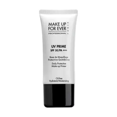 Podrobnoe foto праймер для обличчя make up for ever uv prime spf 50/pa+++ daily protective make-up primer, 30 мл
