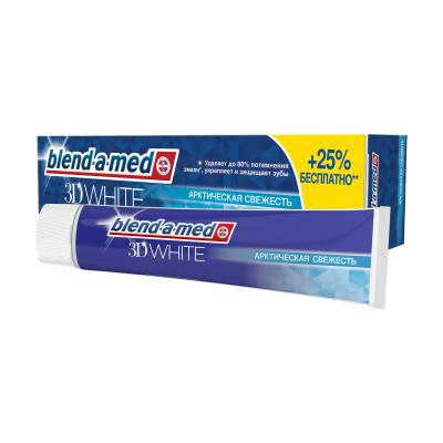 Podrobnoe foto зубна паста blend-a-med 3d white toothpaste арктична свіжість, 125 мл