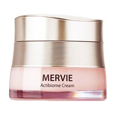 Podrobnoe foto біо-крем для обличчя the saem mervie actibiome cream з пробіотиками, 50 мл