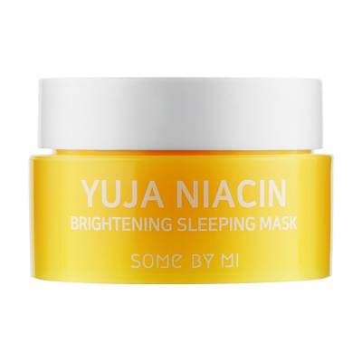 Podrobnoe foto нічна маска для обличчя some by mi yuja niacin brightening sleeping з екстрактом юдзу, 15 г
