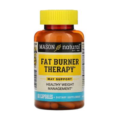 Podrobnoe foto харчова добавка в капсулах mason natural fat burner therapy жироспалювальна терапія, 60 шт