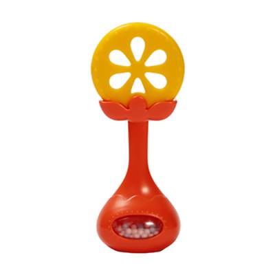Podrobnoe foto дитяча іграшка-прорізувач-брязкальце lindo апельсин, від 3 місяців (б 388)