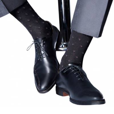 Podrobnoe foto шкарпетки чоловічі giulia elegant 301 calzino dark grey р.45-46