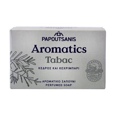 Podrobnoe foto тверде мило papoutsanis aromatics тютюн, 100 г