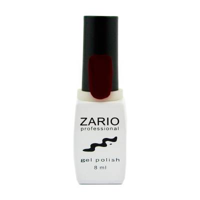 Podrobnoe foto гель-лак для нігтів zario professional gel polish 322 бордо класичний, 8 мл