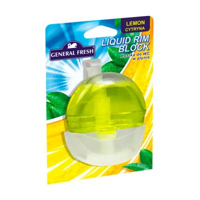 Podrobnoe foto гелевий блок для унітазу general fresh лимонний, 55 мл